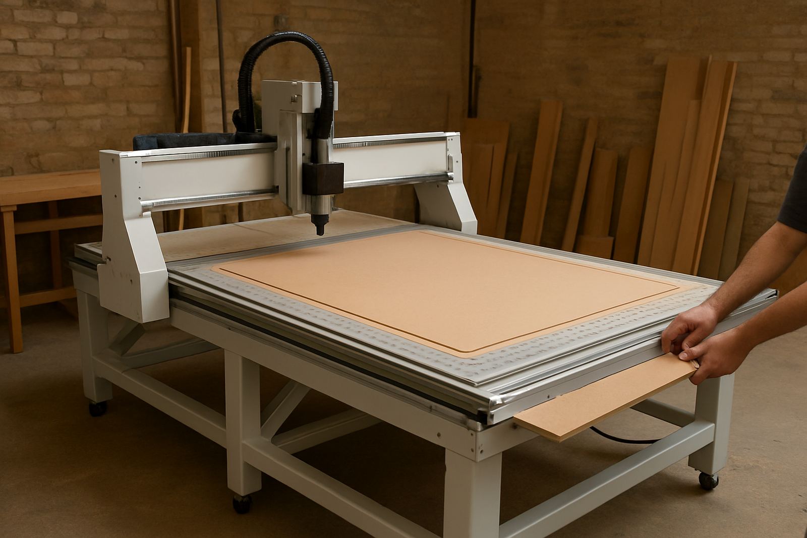 Vacuum Table Router